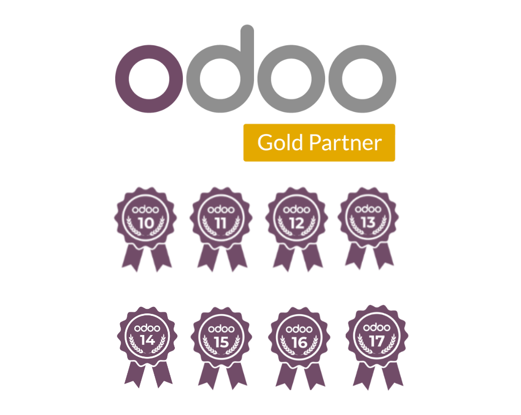 Nalios, votre intégrateur Odoo, certifié Gold Partner.